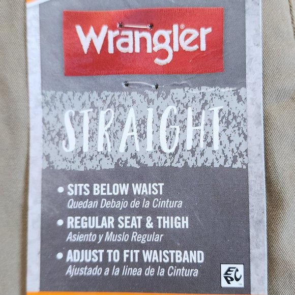 NWT Wrangler Straight 4-Way Flex Chino Pants Size 12 Husky - Picture 14 of 16